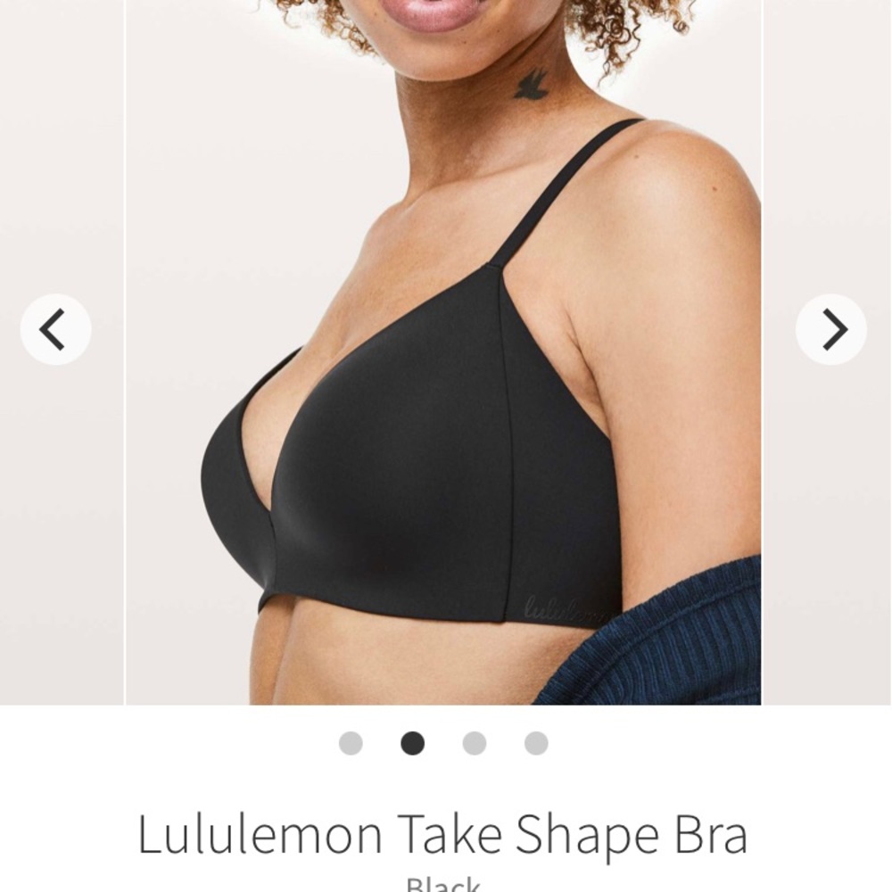 bnwt lululemon take shape bra black